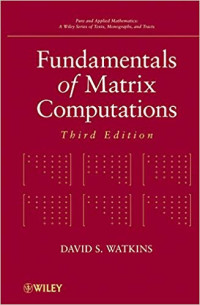 Image of Fundamentals of Matrix Computations third edition