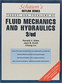 Image of The Theory and Problems of Fluid Mechanics and Hydraulics third edition