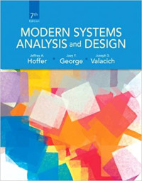 Image of Modern Systems Analysis and Design seventh edition