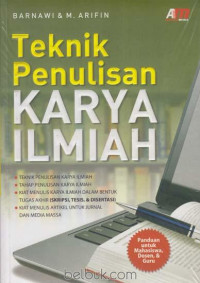 Image of Teknik Penulisan Karya Ilmiah