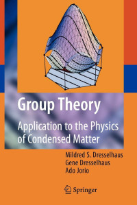 Image of Group Theory: Application to the Physics of Condensed Matter