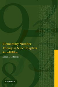 Image of Elementary Number Theory in Nine Chapters second edition