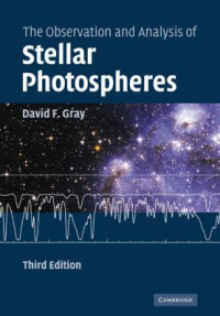 Image of The Observation and Analysis of Stellar Photospheres third edition