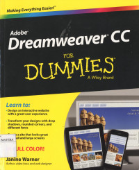 Image of For Dummies: Dreamweaver CC for Dummies