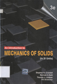 Image of An Introduction to Mechanics of Solids third edition