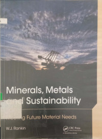 Image of Minerals, Metals and sustainability: meeting future material needs