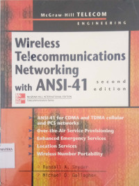 Image of Wireless Telecommunications Networking With ANSI-41 second edition