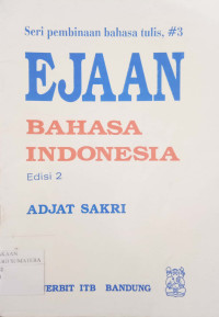 Image of Ejaan Bahasa Indonesia edisi dua