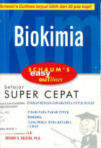 Image of Biokimia : Belajar Super Cepat