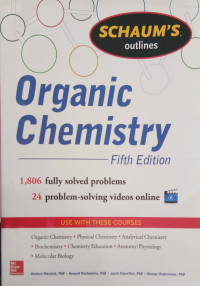 Image of Schaum's outlines: Organic Chemistry fifth edition