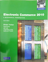 Image of Electronic Commerce 2010: a managerial perspective sixth edition