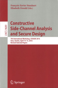 Image of Constructive Side-Channel Analysis and Secure Design