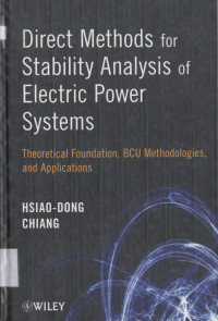 Image of Direct Methods for Stability Analysis of Electric Power Systems