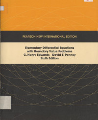 Image of Elementary Differential Equations With Boundary Value Problems sixth edition