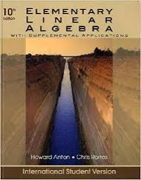 Image of Elementary Linear Algebra : With Supplemental Aplications