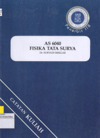 Image of AS 6040 Fisika Tata Surya