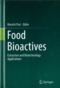 Image of Food Bioactives : Extraction and biotechnology applications
