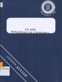 Image of GL 4192 Pengenalan Geokimia Petroleum