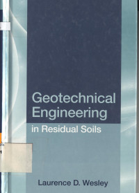 Image of Geotechnical Engineering In Residual Soils