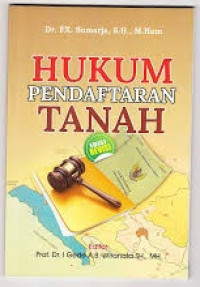 Image of Hukum Pendaftaran Tanah