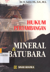 Image of Hukum Pertambangan Mineral dan Batubara