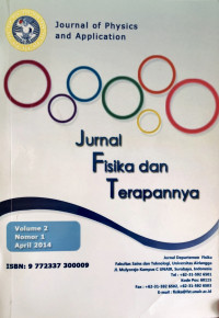 Image of Jurnal Fisika dan Terapannya Vol. 2, No. 1