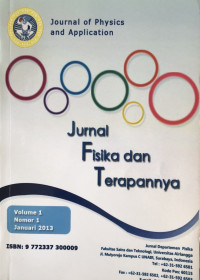 Image of Jurnal Fisika dan Terapannya Vol. 1 No. 1