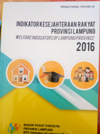 Image of Indikator Kesejahteraan rakyat Provinsi Lampung 2016