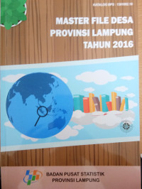Image of Master File Desa Provinsi Lampung Tahun 2016