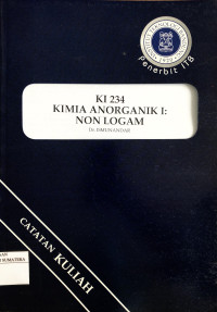 Image of KI 234 Kimia Organik I: Non Logam