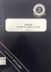 Image of KI - 2122 Kimia Analitik untuk Sains dan Teknik