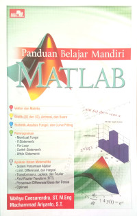 Image of Panduan Belajar Mandiri Matlab