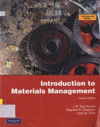 Image of Introduction to Materials Management seventh edition