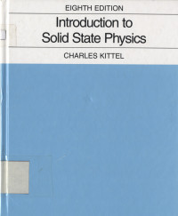 Image of Introduction to Solid State Physics eighth edition