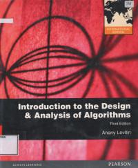 Image of Introduction to the Design & Analysis of Algorithms third edition