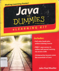 Image of For Dummies: Java Elearning Kit for Dummies