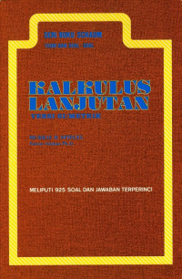Image of Kalkulus Lanjutan versi SI/metrik : Meliputi 925 soal dan jawaban terperinci