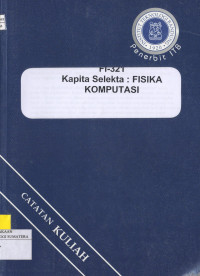 Image of FI-321 Kapita Selekta : Fisika Komputasi