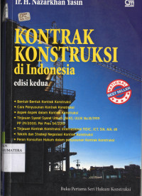 Image of Kontrak Konstruksi di indonesia edisi kedua