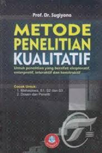 Image of Metode Penelitian Kualitatif