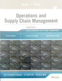 Image of Operations and supply chain management eighth edition