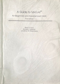 Image of A Guide to Matlab for beginners and experienced users (Ed. 3)
