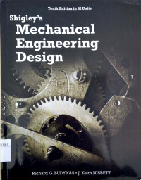Image of Shigley's Mechanical Engineering Design tenth edition