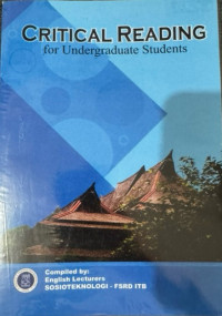 Image of Critical Reading For Undergraduate Students