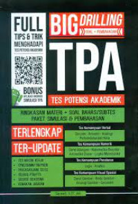 Image of Big Drilling Soal + Pembahasan TPA Tes Potensi Akademik