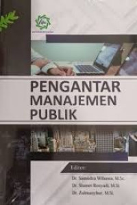 Image of Pengantar Manajemen Publik