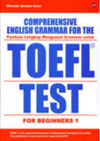 Image of Comprehensive English Grammar for The TOEFL Test for Beginners 1