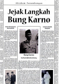 Image of Jejak Langkah Bung Karno
