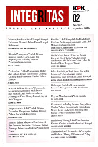 Image of Integritas: Jurnal Anti Korupsi