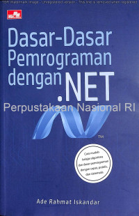 Image of Dasar-dasar pemrograman dengan.NET